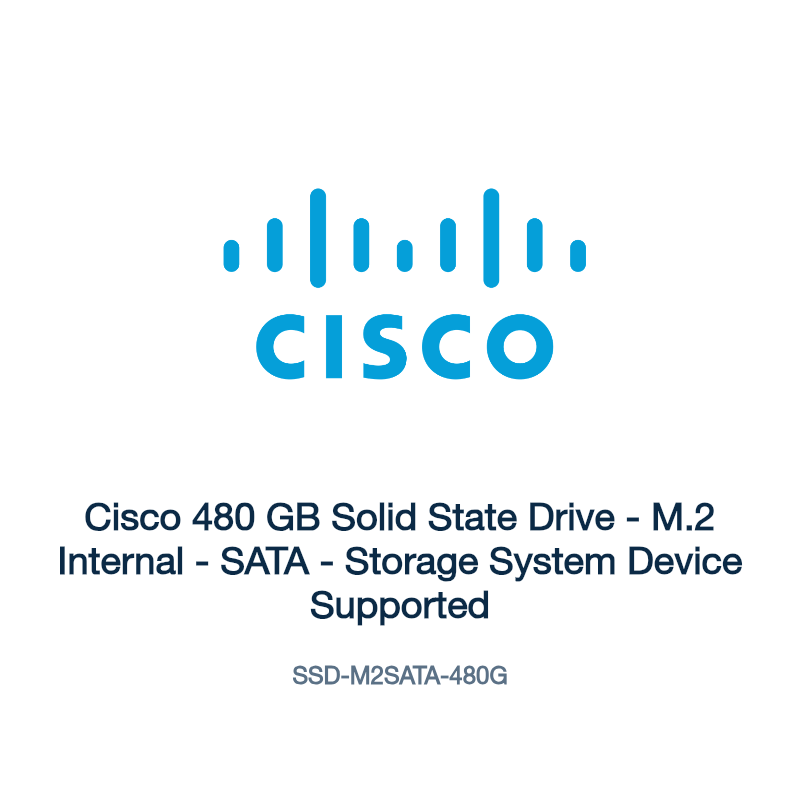 SSD-M2SATA-480G: Cisco 480 GB Solid State Drive