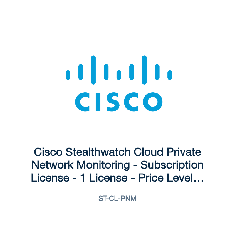 ST-CL-PNM: Cisco Stealthwatch Cloud Private Network Monitoring