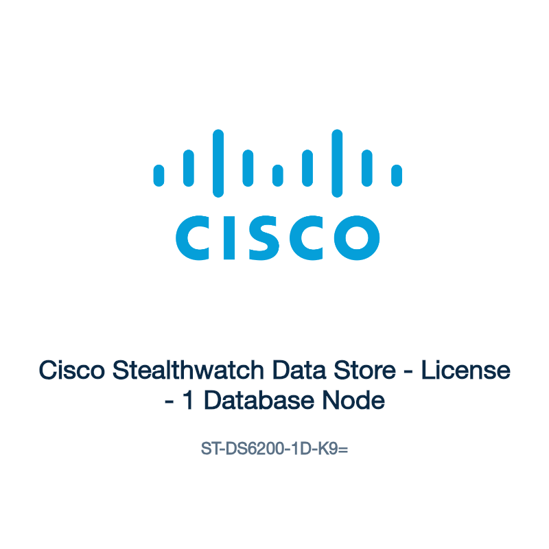ST-DS6200-1D-K9=: Cisco Stealthwatch Data Store