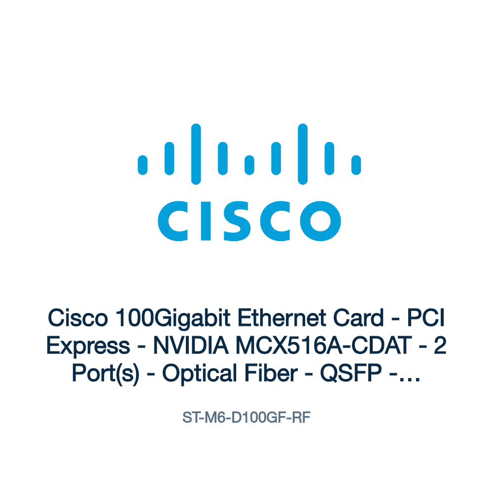 ST-M6-D100GF-RF: Cisco 100Gigabit Ethernet Card