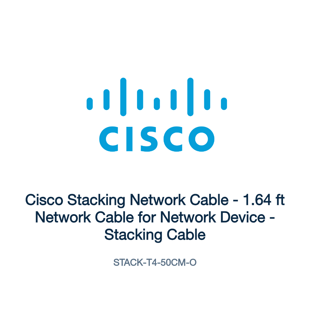 STACK-T4-50CM-O: Cisco Stacking Network Cable