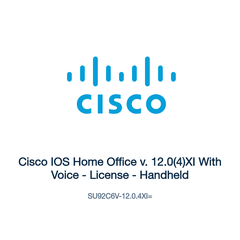 SU92C6V-12.0.4XI=: Cisco IOS Home Office v. 12.0(4)XI With Voice
