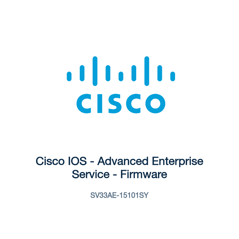 SV33AE-15101SY: Cisco IOS - Advanced Enterprise Service - Firmware