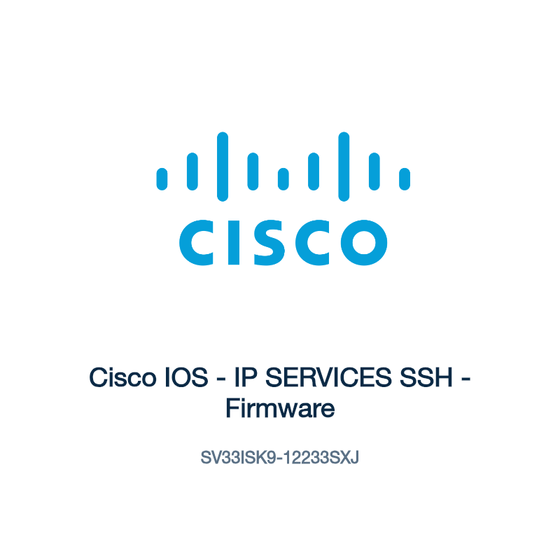 SV33ISK9-12233SXJ: Cisco IOS - IP SERVICES SSH - Firmware