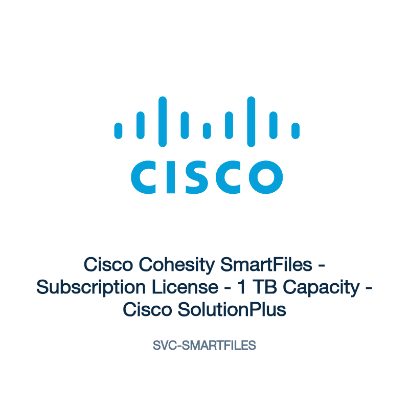 SVC-SMARTFILES: Cisco Cohesity SmartFiles