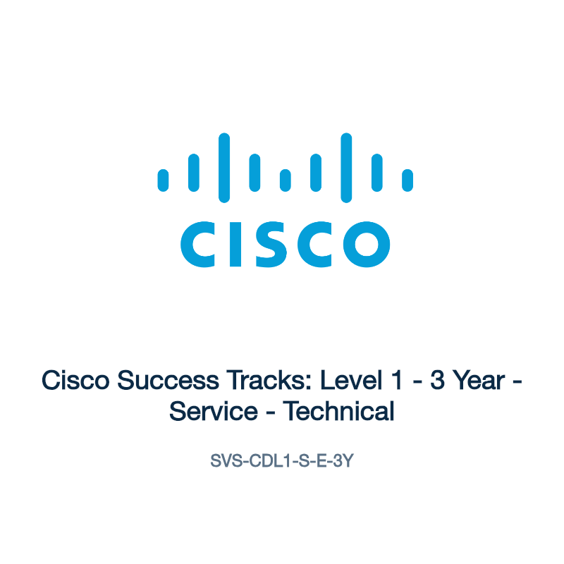 SVS-CDL1-S-E-3Y: Cisco Success Tracks: Level 1