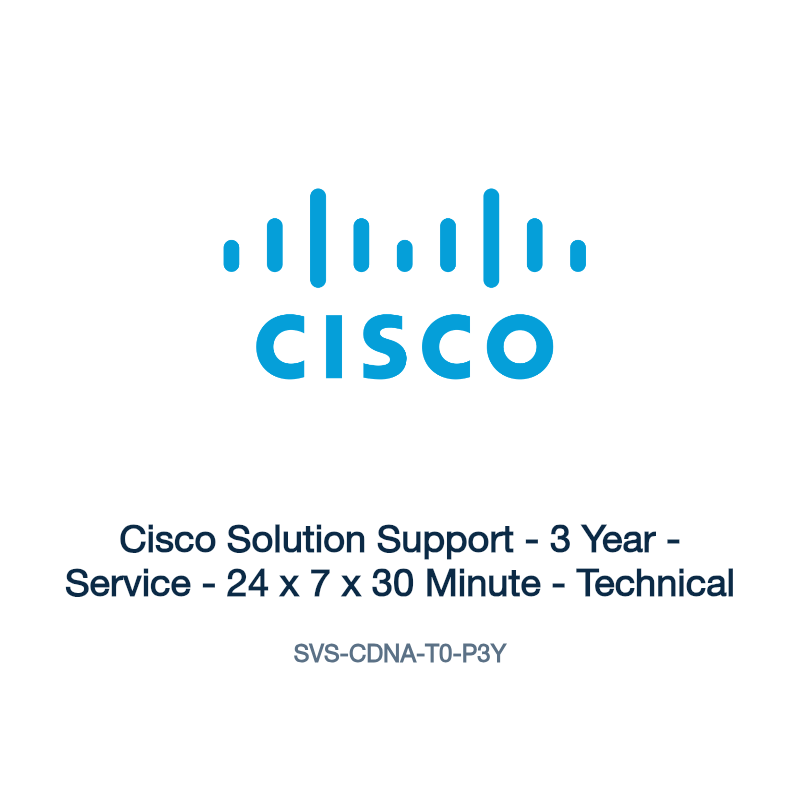 SVS-CDNA-T0-P3Y: Cisco Solution Support