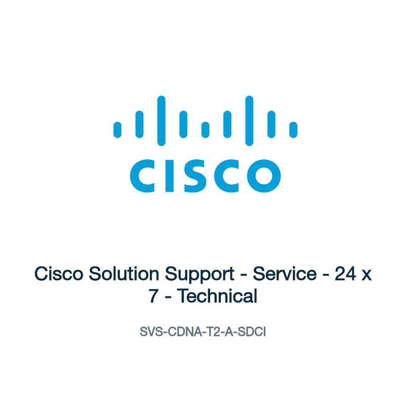SVS-CDNA-T2-A-SDCI: Cisco Solution Support