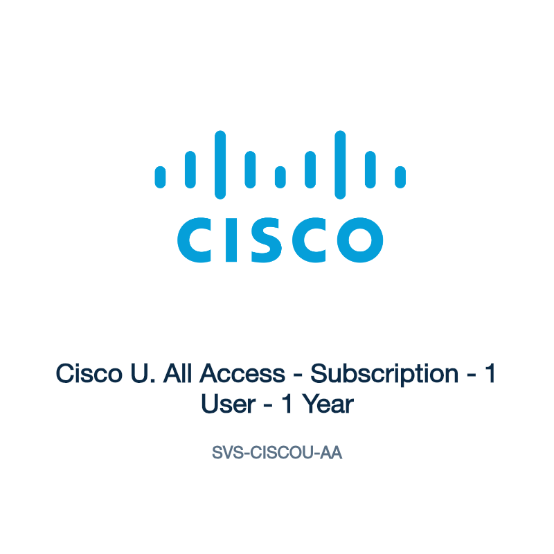 SVS-CISCOU-AA: Cisco U. All Access