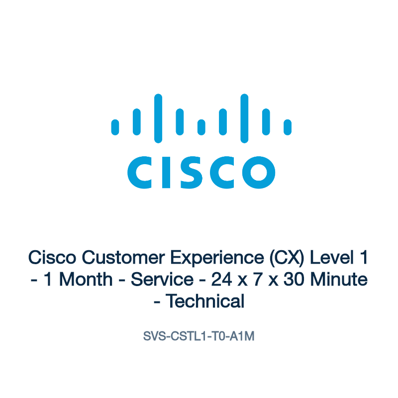 SVS-CSTL1-T0-A1M: Cisco Customer Experience (CX) Level 1