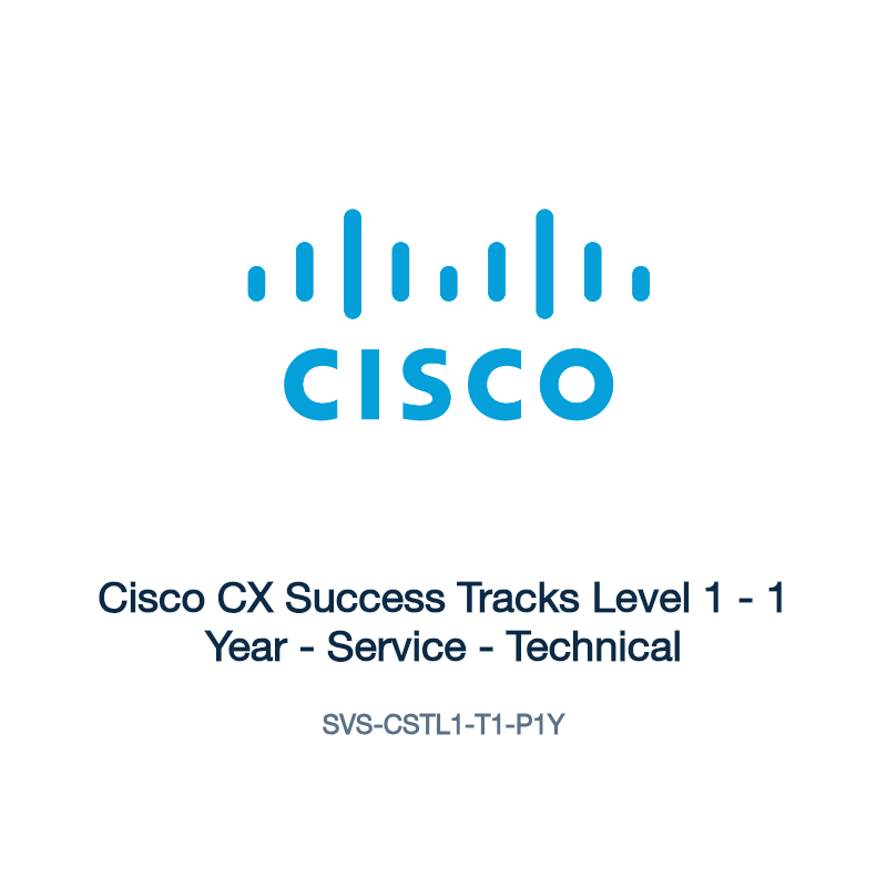 SVS-CSTL1-T1-P1Y: Cisco CX Success Tracks Level 1
