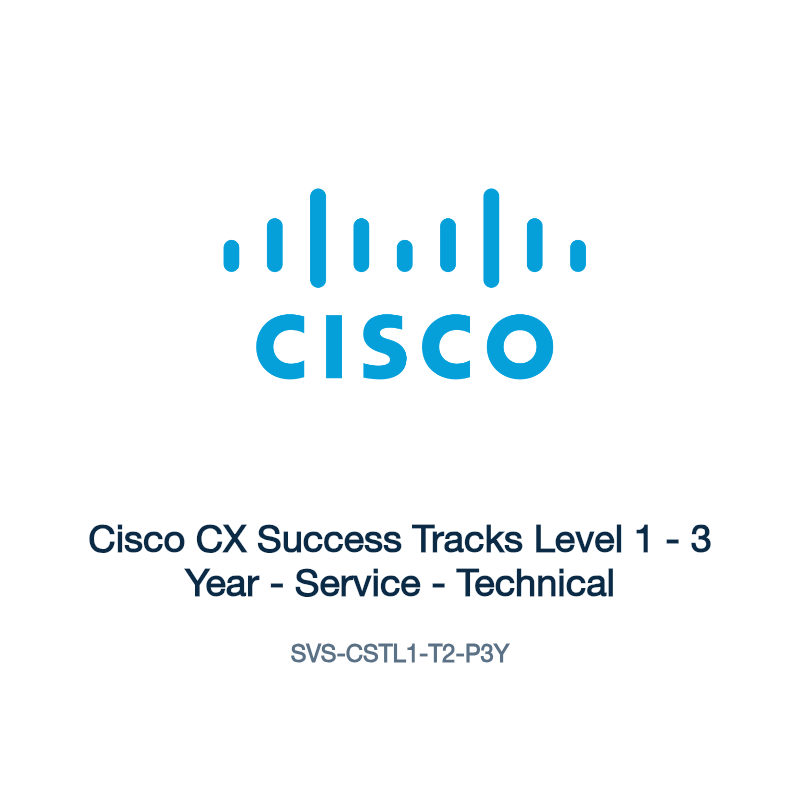 SVS-CSTL1-T2-P3Y: Cisco CX Success Tracks Level 1