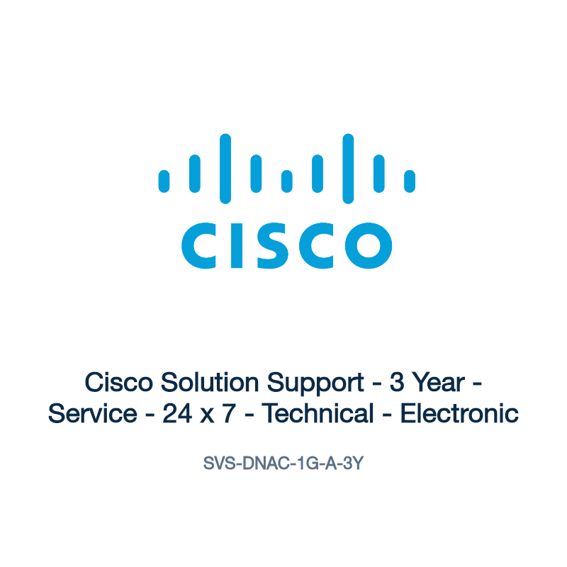 SVS-DNAC-1G-A-3Y: Cisco Solution Support