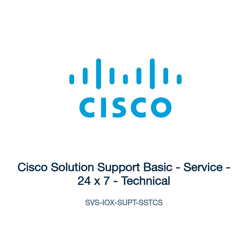 SVS-IOX-SUPT-SSTCS: Cisco Solution Support Basic