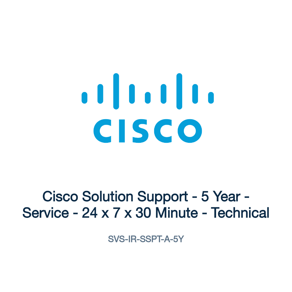 SVS-IR-SSPT-A-5Y: Cisco Solution Support