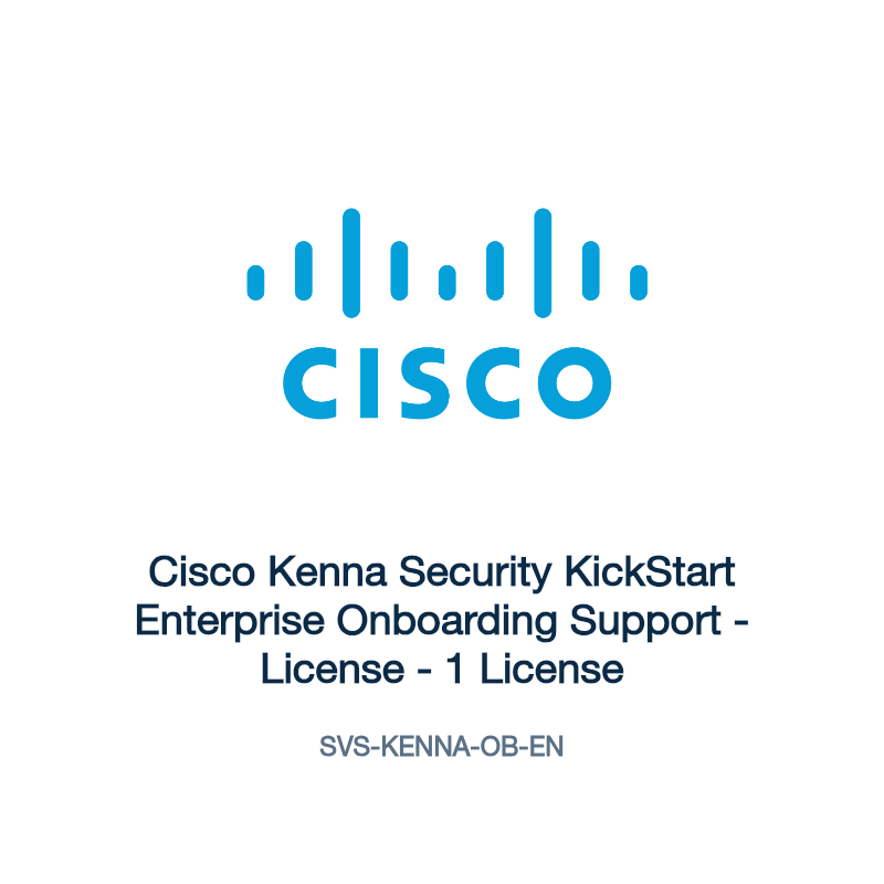 SVS-KENNA-OB-EN: Cisco Kenna Security KickStart Enterprise Onboarding Support