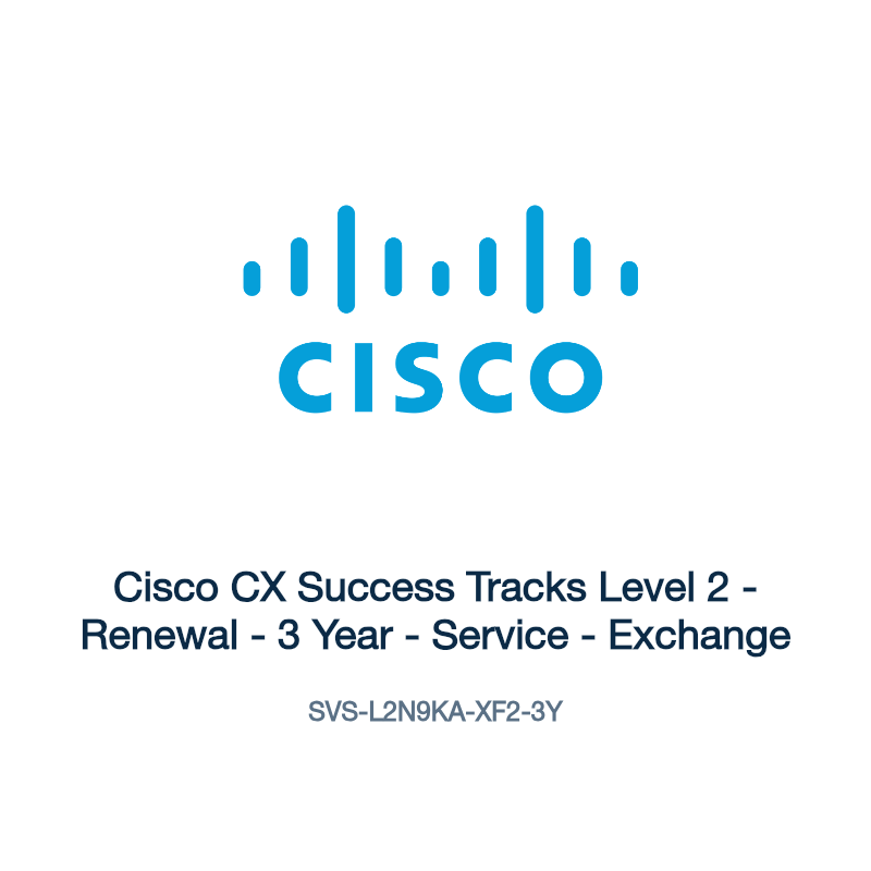 SVS-L2N9KA-XF2-3Y: Cisco CX Success Tracks Level 2