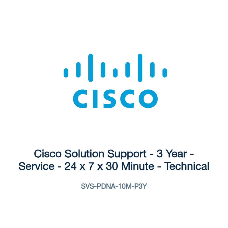 SVS-PDNA-10M-P3Y: Cisco Solution Support