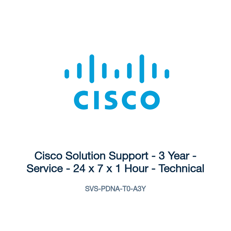 SVS-PDNA-T0-A3Y: Cisco Solution Support