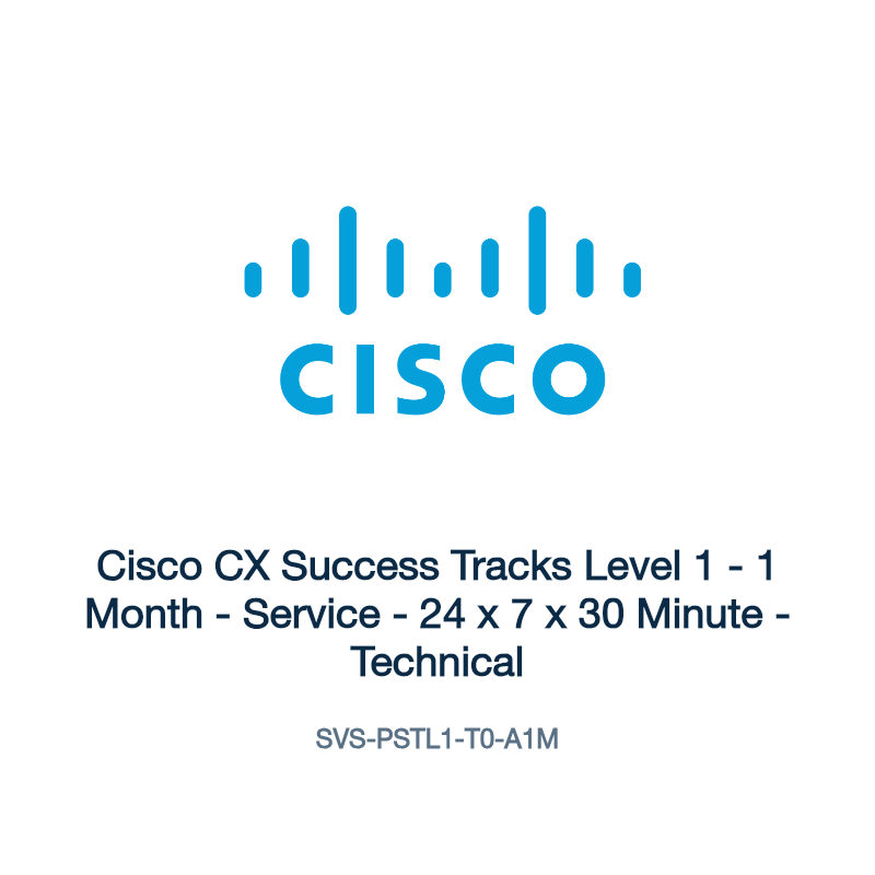 SVS-PSTL1-T0-A1M: Cisco CX Success Tracks Level 1
