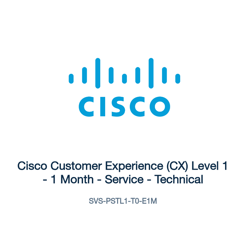 SVS-PSTL1-T0-E1M: Cisco Customer Experience (CX) Level 1