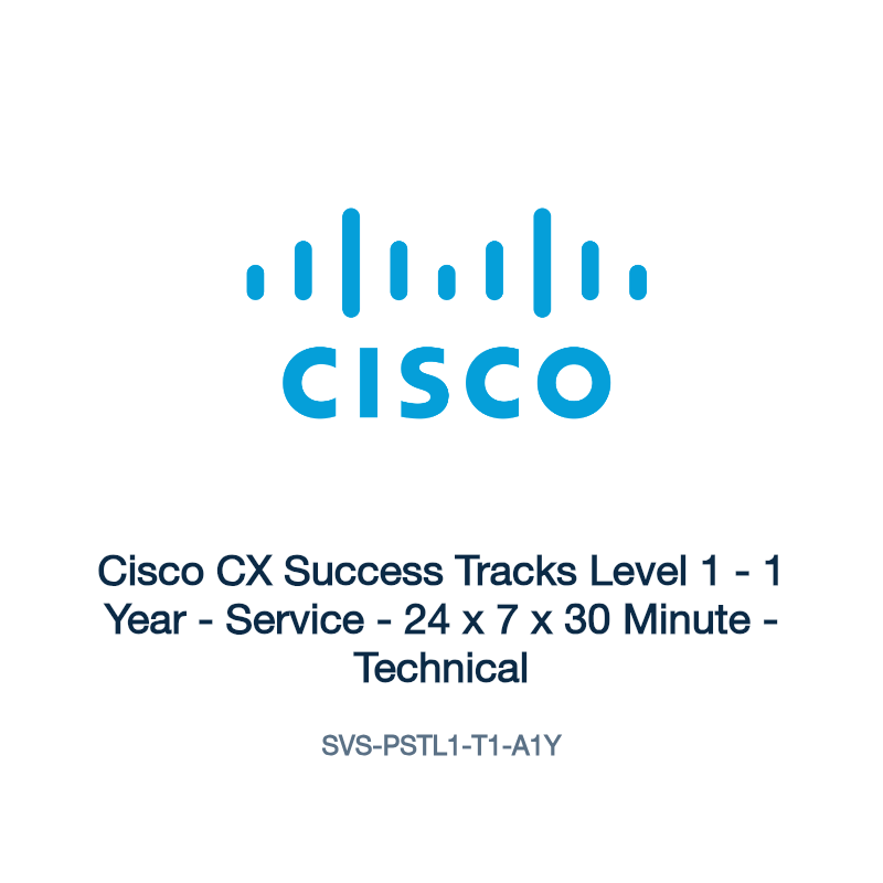 SVS-PSTL1-T1-A1Y: Cisco CX Success Tracks Level 1