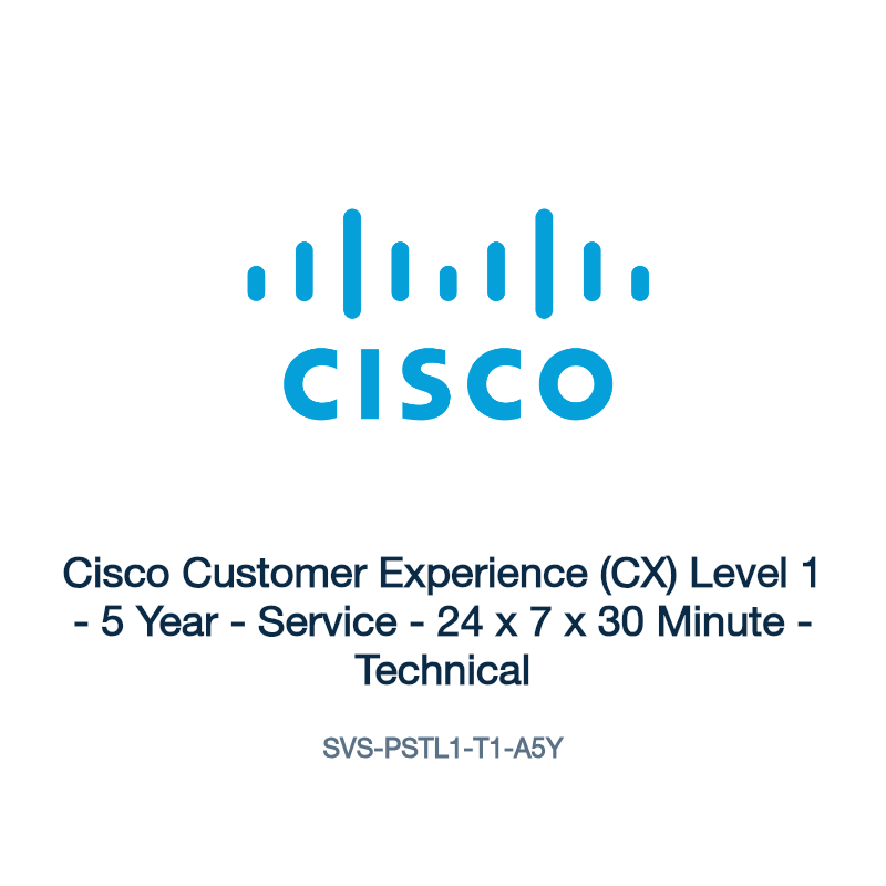 SVS-PSTL1-T1-A5Y: Cisco Customer Experience (CX) Level 1
