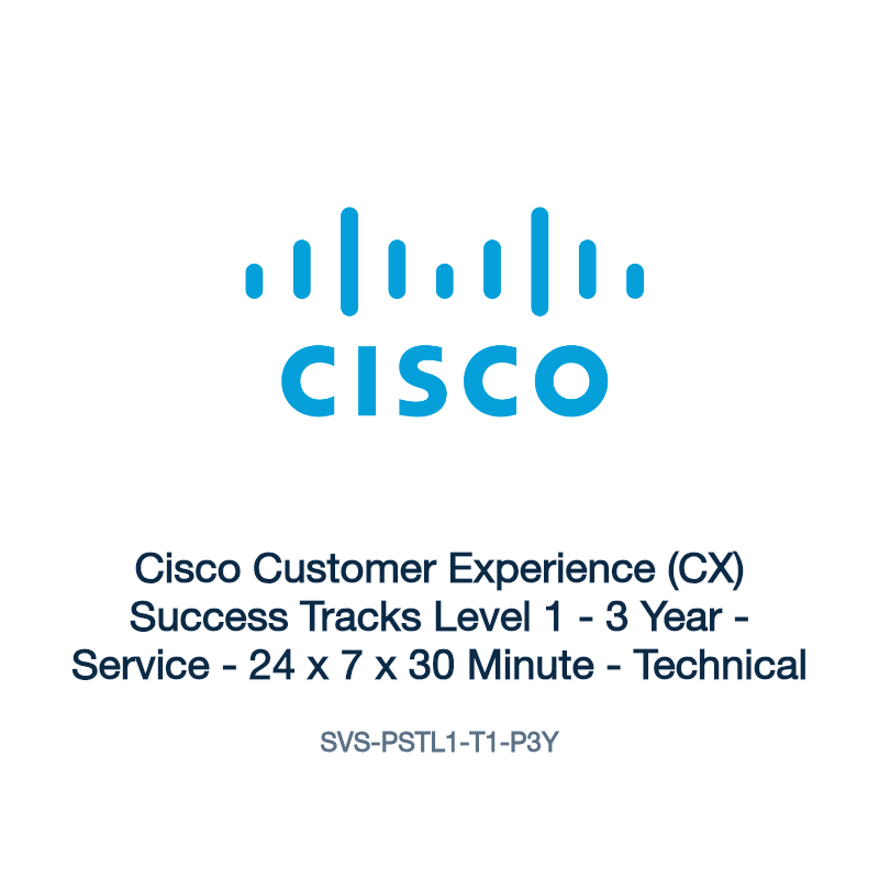 SVS-PSTL1-T1-P3Y: Cisco Customer Experience (CX) Success Tracks Level 1