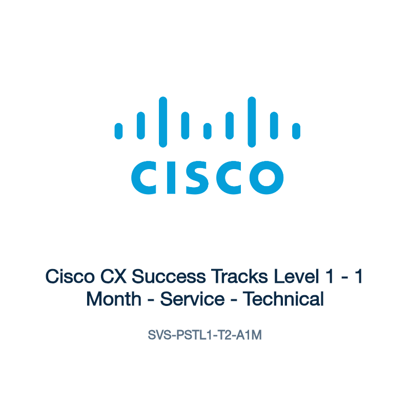 SVS-PSTL1-T2-A1M: Cisco CX Success Tracks Level 1