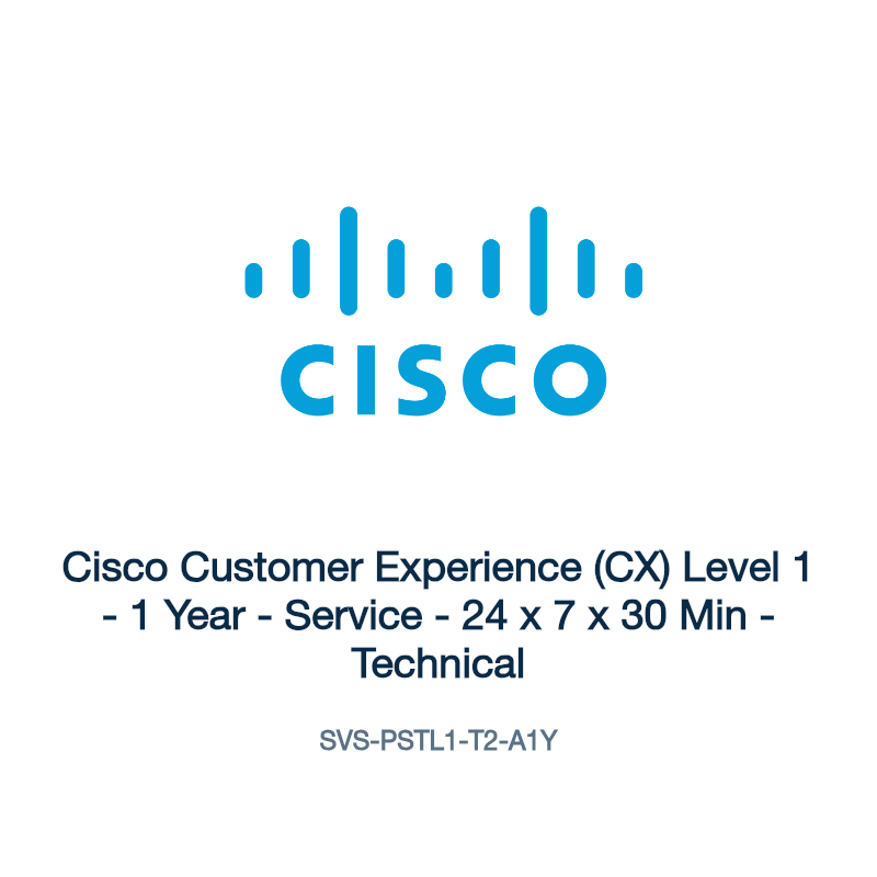 SVS-PSTL1-T2-A1Y: Cisco Customer Experience (CX) Level 1