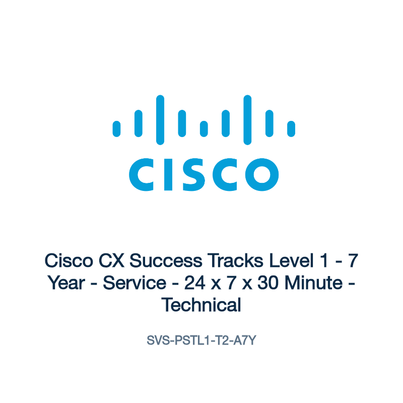 SVS-PSTL1-T2-A7Y: Cisco CX Success Tracks Level 1
