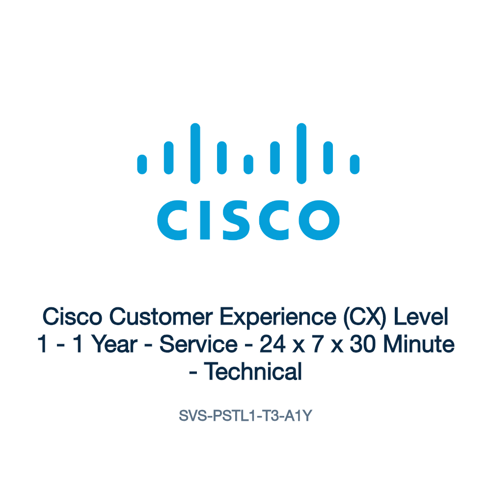 SVS-PSTL1-T3-A1Y: Cisco Customer Experience (CX) Level 1