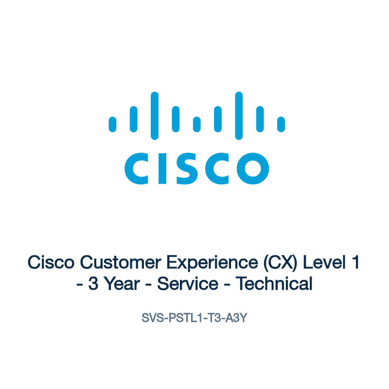 SVS-PSTL1-T3-A3Y: Cisco Customer Experience (CX) Level 1