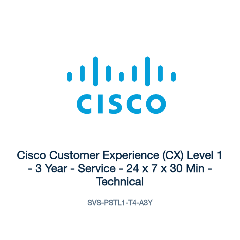 SVS-PSTL1-T4-A3Y: Cisco Customer Experience (CX) Level 1