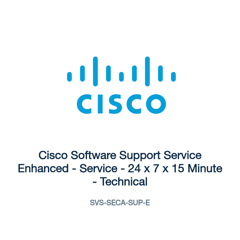 SVS-SECA-SUP-E: Cisco Software Support Service Enhanced
