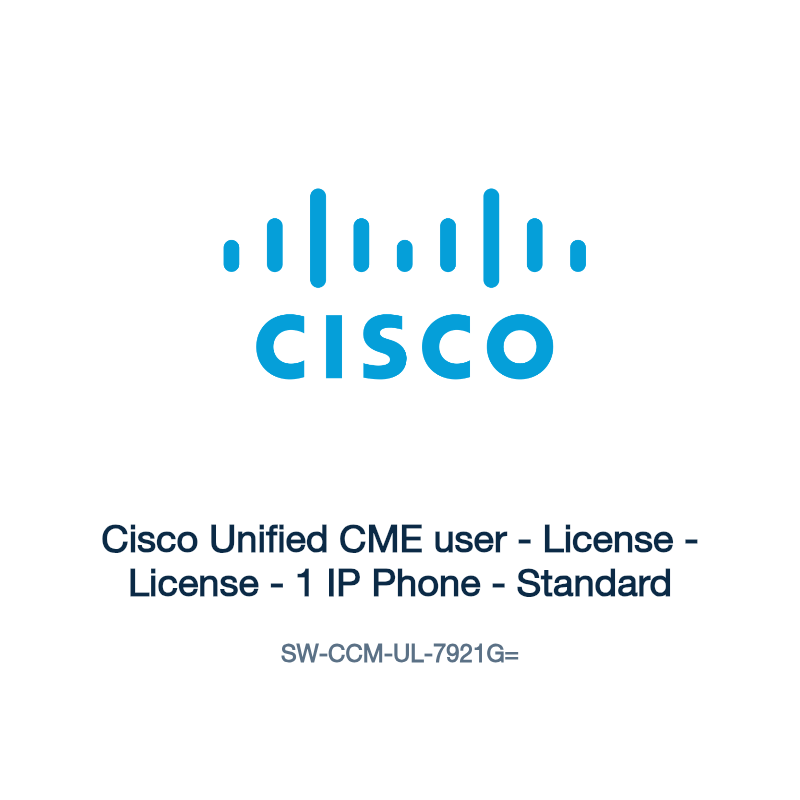 SW-CCM-UL-7921G=: Cisco Unified CME user