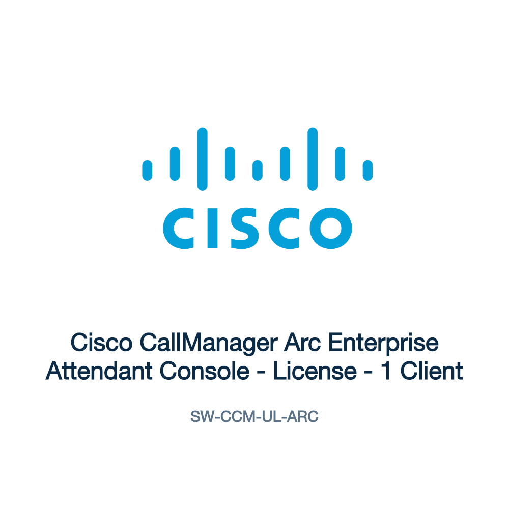 SW-CCM-UL-ARC: Cisco CallManager Arc Enterprise Attendant Console