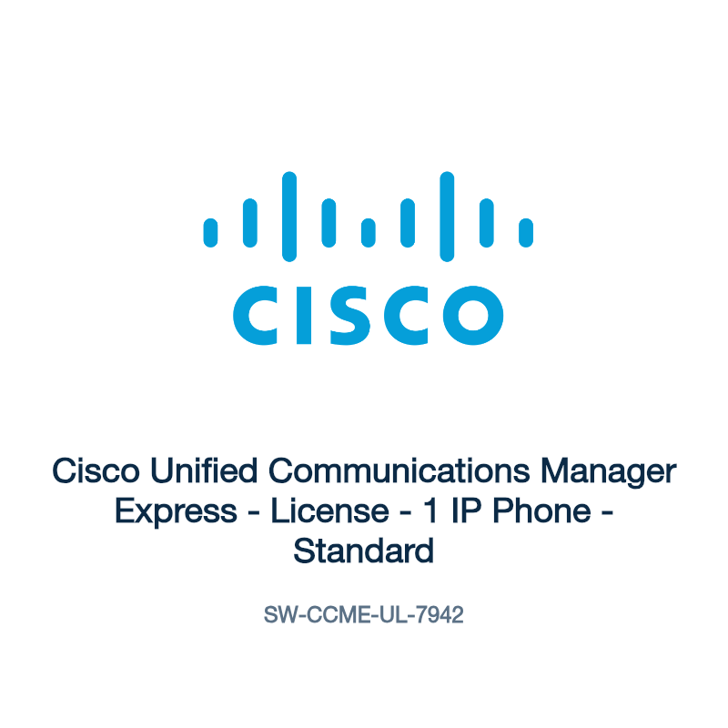 SW-CCME-UL-7942: Cisco Unified Communications Manager Express