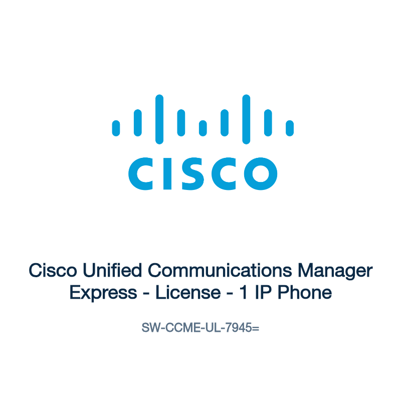SW-CCME-UL-7945=: Cisco Unified Communications Manager Express