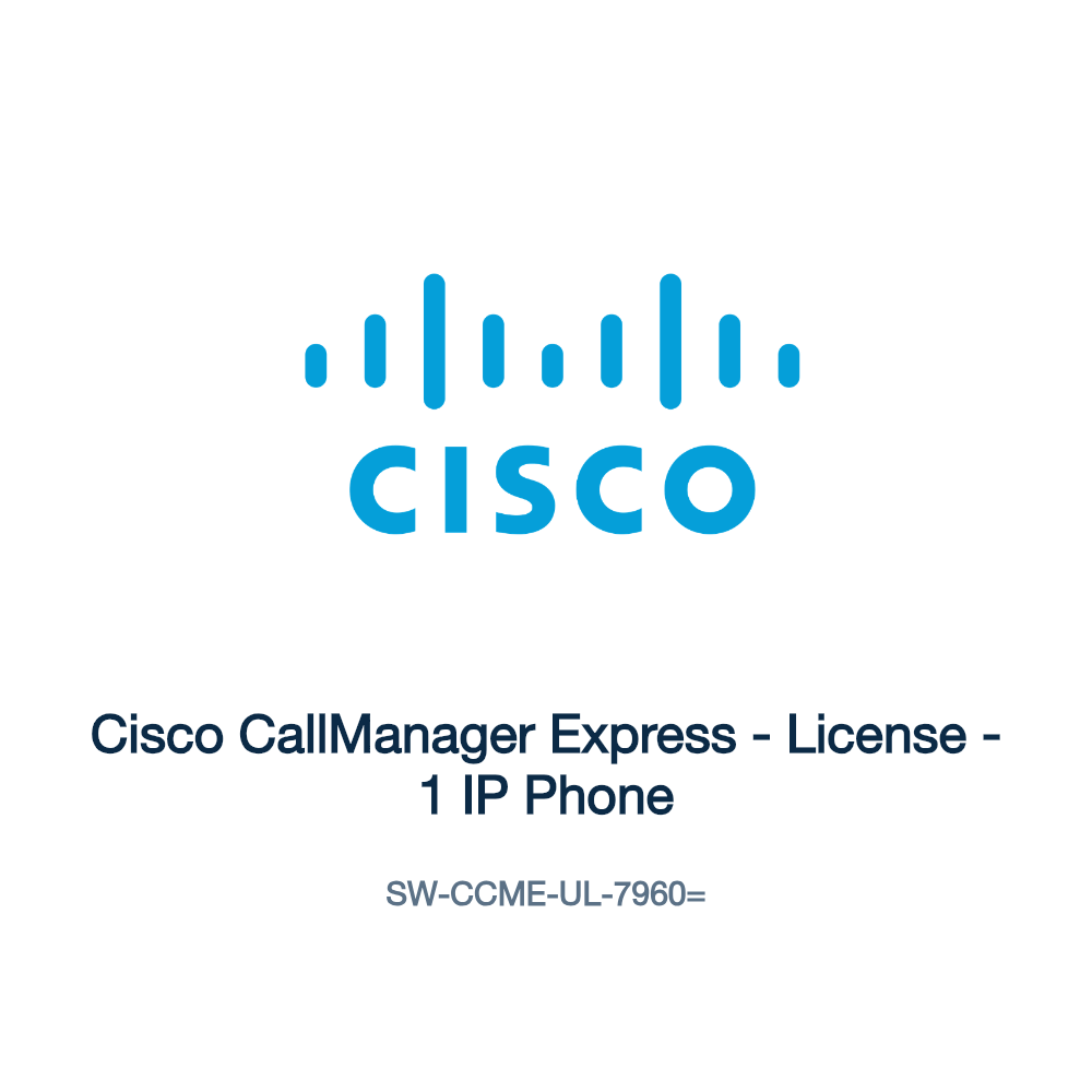 SW-CCME-UL-7960=: Cisco CallManager Express