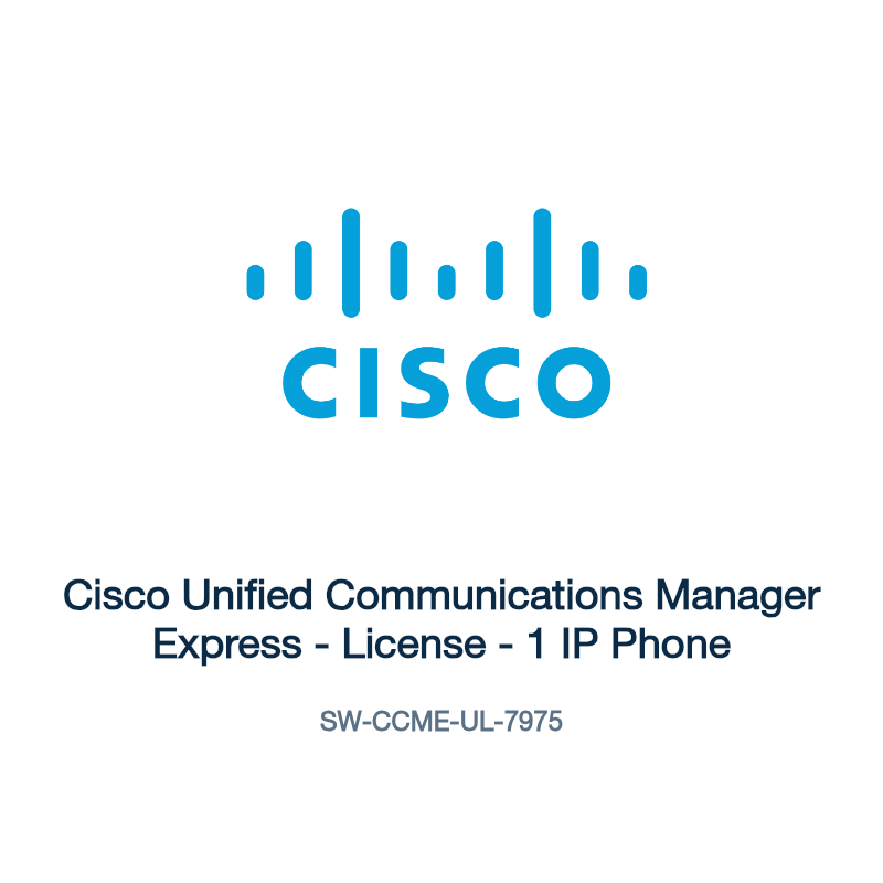 SW-CCME-UL-7975: Cisco Unified Communications Manager Express