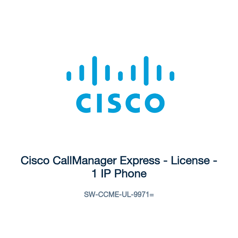 SW-CCME-UL-9971=: Cisco CallManager Express