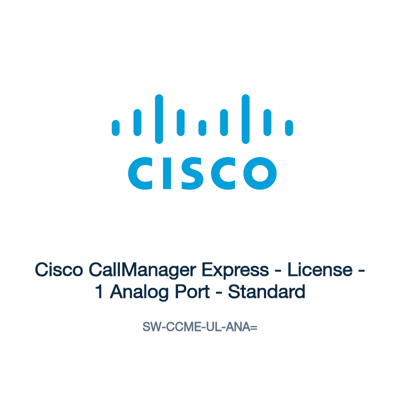 SW-CCME-UL-ANA=: Cisco CallManager Express