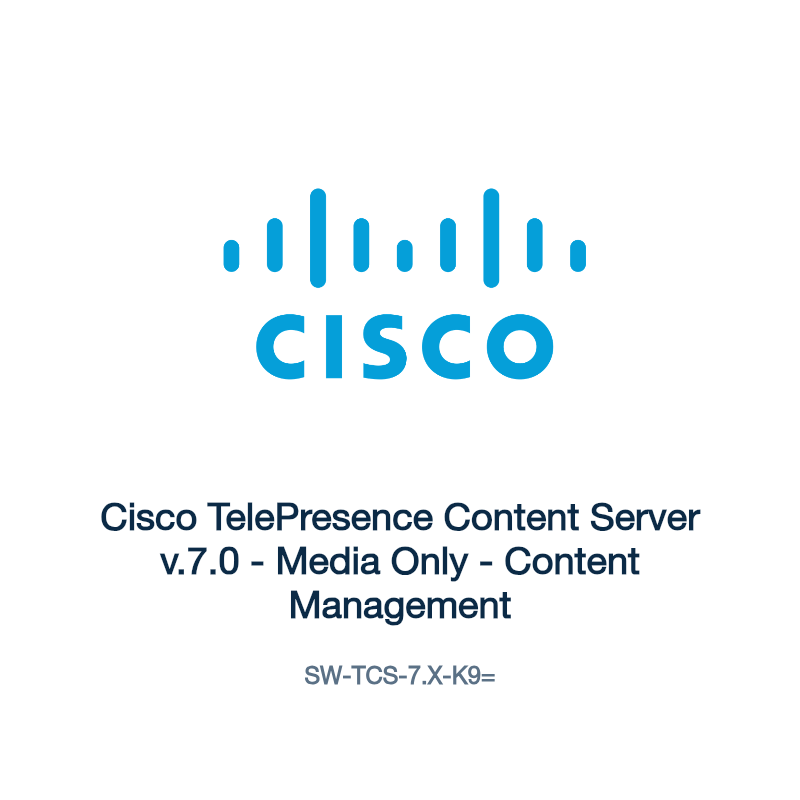 SW-TCS-7.X-K9=: Cisco TelePresence Content Server v.7.0