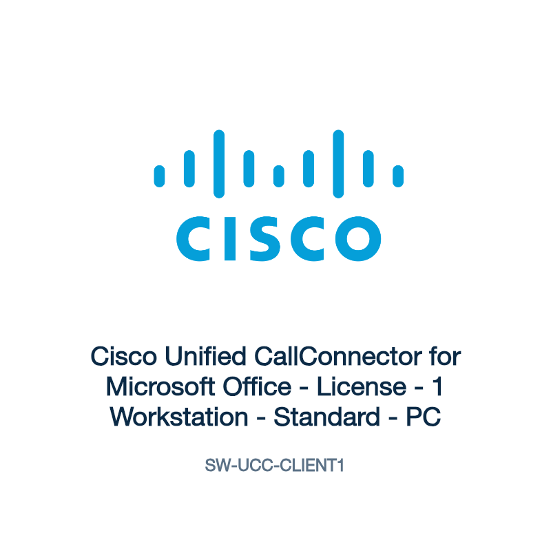 SW-UCC-CLIENT1: Cisco Unified CallConnector for Microsoft Office