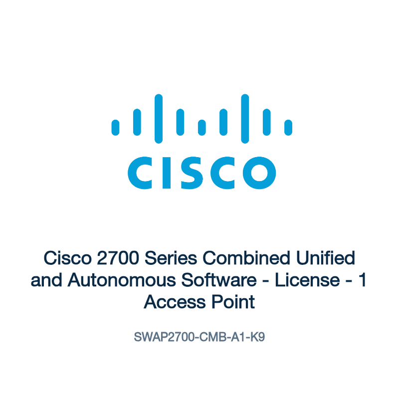 SWAP2700-CMB-A1-K9: Cisco 2700 Series Combined Unified and Autonomous Software
