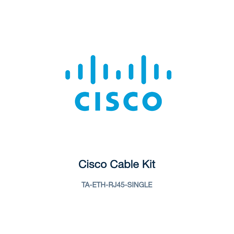 TA-ETH-RJ45-SINGLE: Cisco Cable Kit