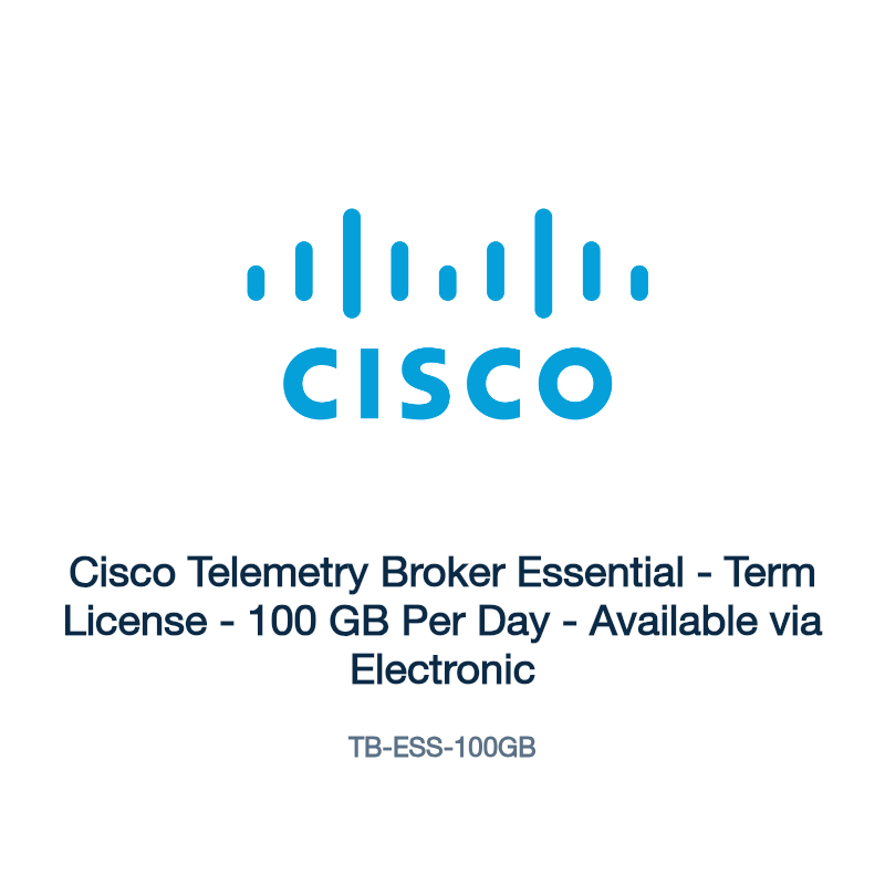 TB-ESS-100GB: Cisco Telemetry Broker Essential