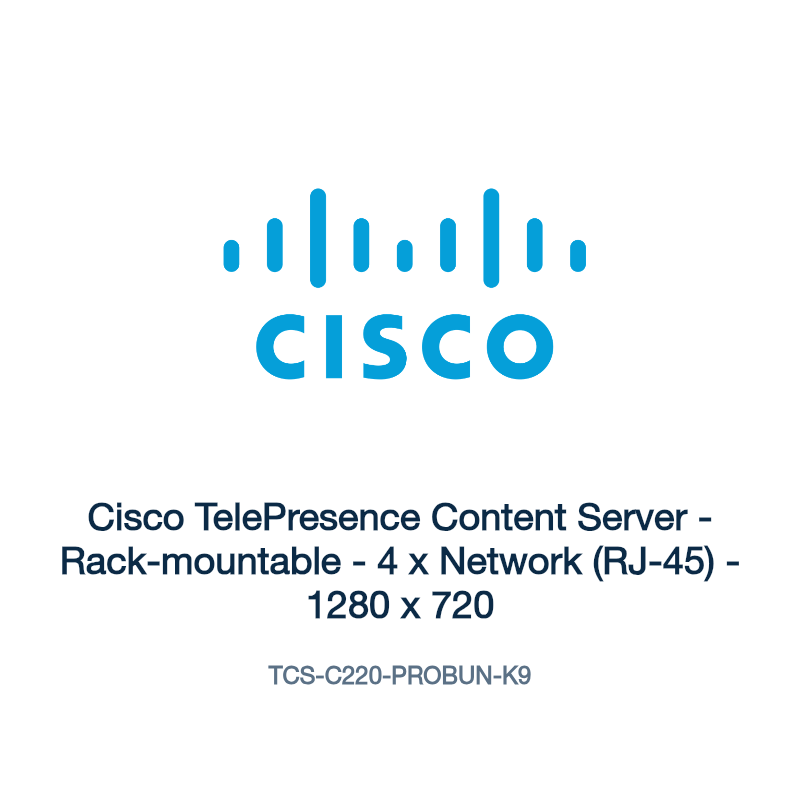 TCS-C220-PROBUN-K9: Cisco TelePresence Content Server