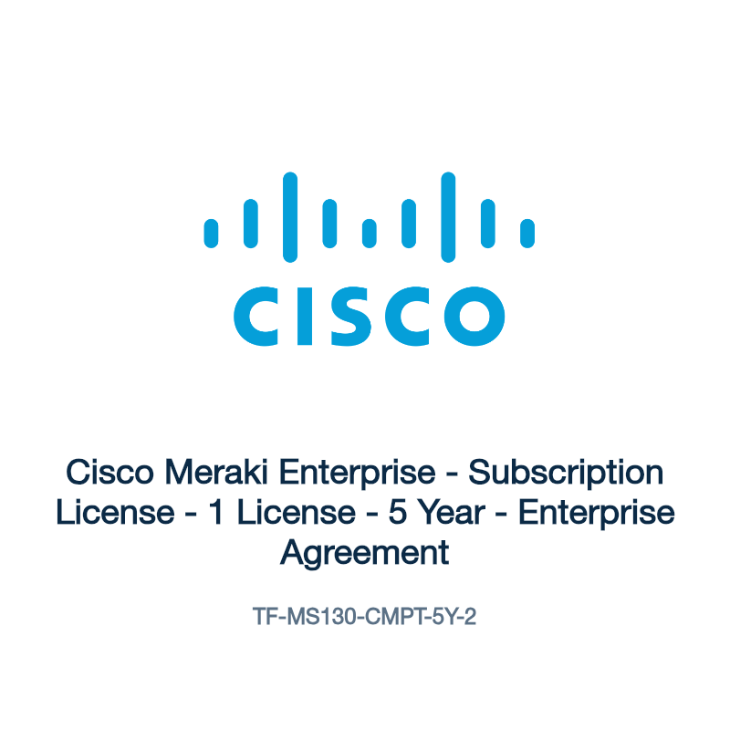 TF-MS130-CMPT-5Y-2: Cisco Meraki Enterprise